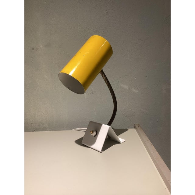 Smal table wall lamp attributed to h. Th. J. A. Busquet for hala, 1970s, in very good conditions. designed 1970 to 1979...