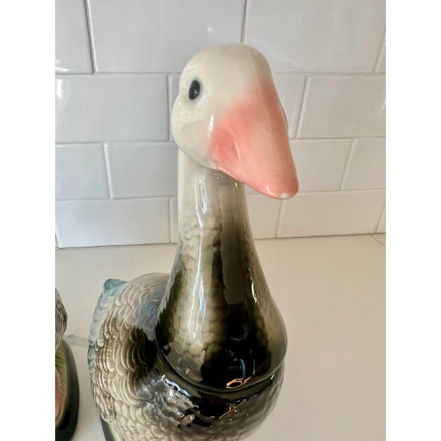 1970s Vintage 1979 Jim Beam Goose Decanters a Pair For Sale - Image 5 of 10