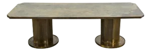 Philip Kelvin LaVerne Creation of Man Bronze Cocktail Table
