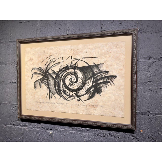 1990s Margot Voorhies Thompson Signed Lithograph 1994 Portuguese Dance 1/11 For Sale In New York - Image 6 of 10