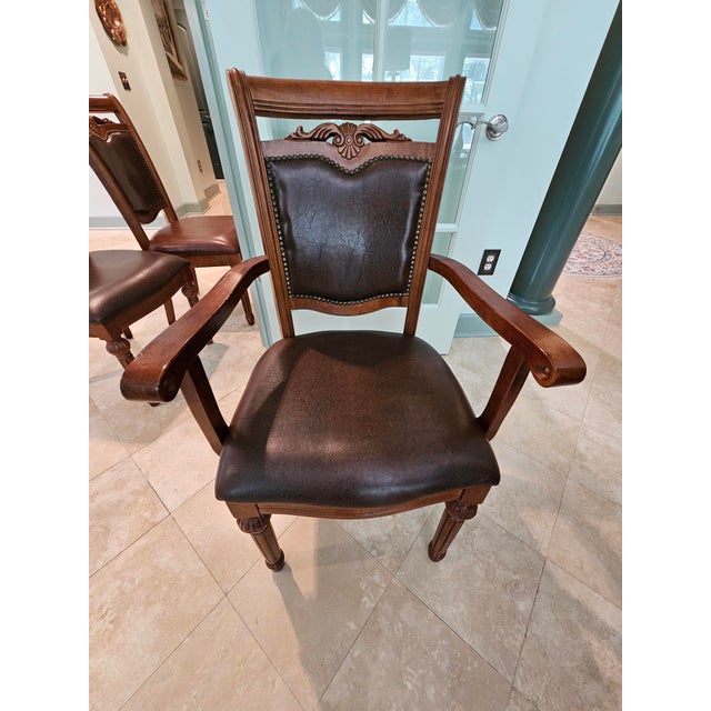 Mid-Century Modern Set of 6 Dining Chairs For Sale - Image 3 of 8