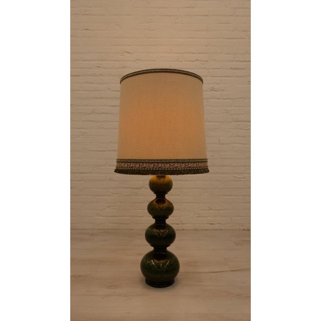 Green Vintage Ceramic Bubble Table Lamp from Kaiser Idell / Kaiser Leuchten For Sale - Image 8 of 14