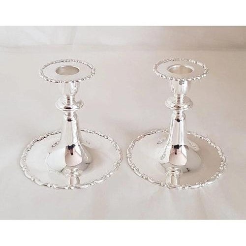 Antique Sterling Silver Candlesticks from Elkington & Co., London, 1905, Set of 2 For Sale - Image 4 of 18