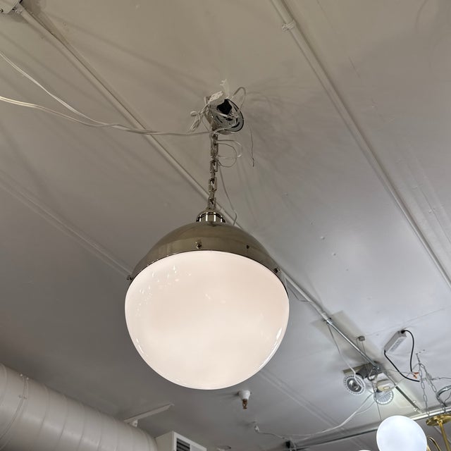 Thomas O'Brien for Visual Comfort Hicks Globe Pendant Light For Sale - Image 11 of 12
