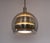 Gray Doria Layered Pendant Lamp in Smoked Glass and Aluminium from Doria Leuchten, 1960s For Sale - Image 8 of 11
