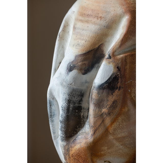 Monumental Sculptural Studio Pottery Vessel, Attributed to Rodney Mott For Sale - Image 16 of 17
