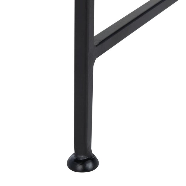Early 21st Century Lumi Agate Accent Table in White / Black For Sale - Image 5 of 7
