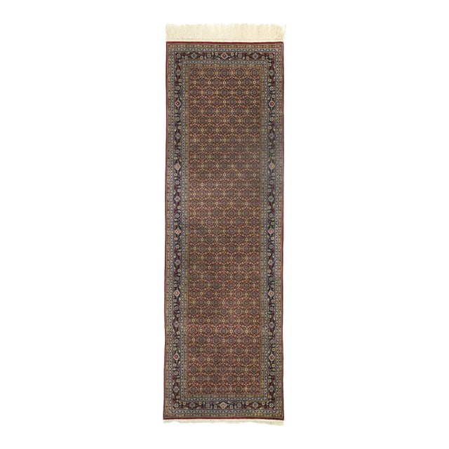 Vintage Persian Style Hallway Runner - 02'07 X 08'00 For Sale