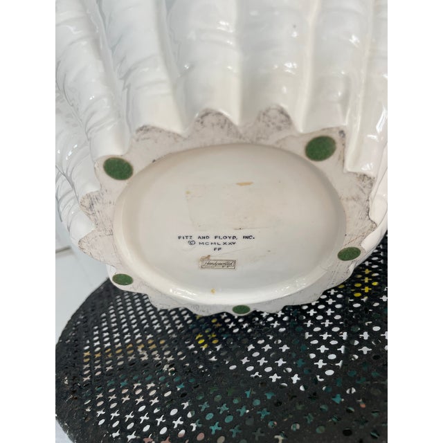 White Vintage Fritz & Floyd White Carrot Cachepot For Sale - Image 8 of 8