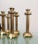 Mid-Century Modern Vintage Italian Brass Candleholders, 1970s, Set of 4 For Sale - Image 3 of 11
