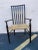 Set of 8 Elegant Bespoke Ebonized Wood Dining Chairs: Tall Back Dessin Fournir Slat Back Black Hand Rubbed Ebonized Wood With Rush Seats. Set of 8 For Sale - Image 11 of 12