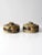 Tan Vintage Studio Pottery Covered Dishes Pair For Sale - Image 8 of 11