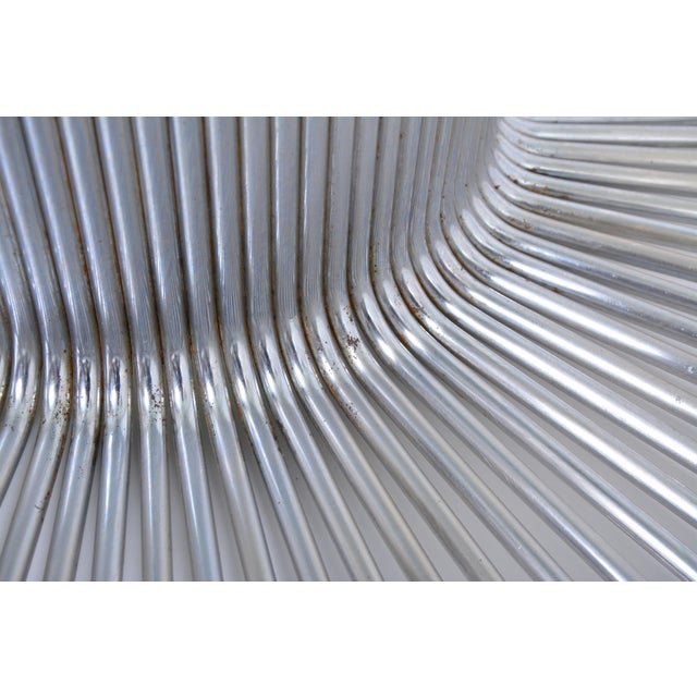 Italian Dining Table in Chromed Metal and Glass by Gastone Rinaldi, 1970s For Sale - Image 9 of 16