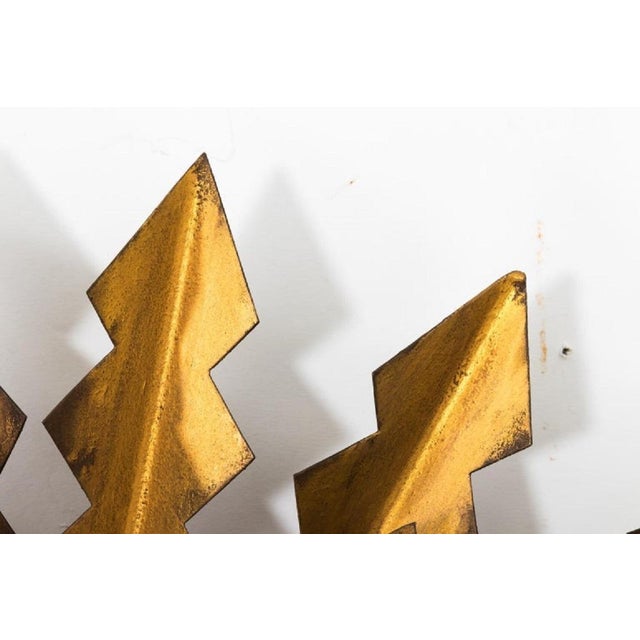 Antique Golden Arrows Sunburst Mirror For Sale In New York - Image 6 of 9
