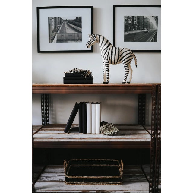 Booth & Williams Decorative Books - Onyx Paper Wrapped Book Bundle - 1 Foot of Black Books For Sale - Image 4 of 4