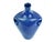 Mid 20th Century Modern Abstract Cobalt Blue Studio Pottery Vase For Sale - Image 4 of 7