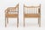 Wood Louis XVI Style Walnut Armchairs, 19th C., Pair For Sale - Image 7 of 7