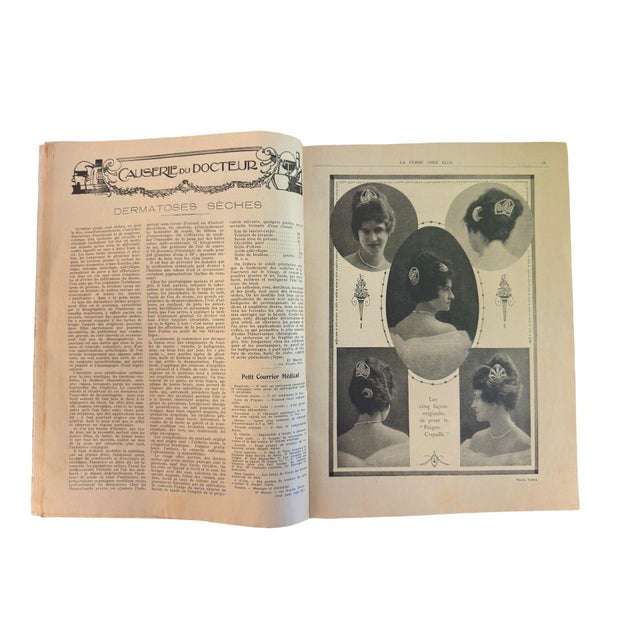 An original issue of La Femme Chez Elle, a French monthly magazine devoted to women’s life, fashion, interiors, beauty,...