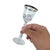 Mid-Century Modern Vintage Mikasa Silver Mist 57618 Cordial Glasses Platinum Rim Set of 8, 1979-87 For Sale - Image 3 of 15
