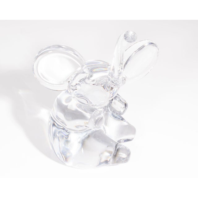 Late 20th Century Daum France Crystal Elephant For Sale - Image 5 of 10