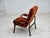 Danish Lounge Chair in Velour and Bent Oak, 1970s For Sale - Image 16 of 18