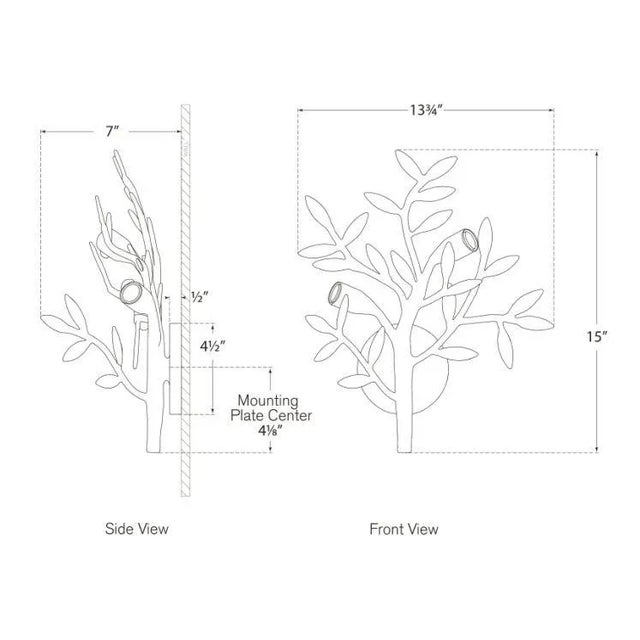 Transitional Julie Neill for Visual Comfort Signature Mandeville Sconce in Plaster White For Sale - Image 3 of 3