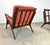 Mid Century Danish Modern Poul Jensen Z Chair Style Lounge Chairs Restored For Sale - Image 11 of 12