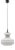White 3D Glass Hanging Lamp by Peill & Putzler, 1960s For Sale