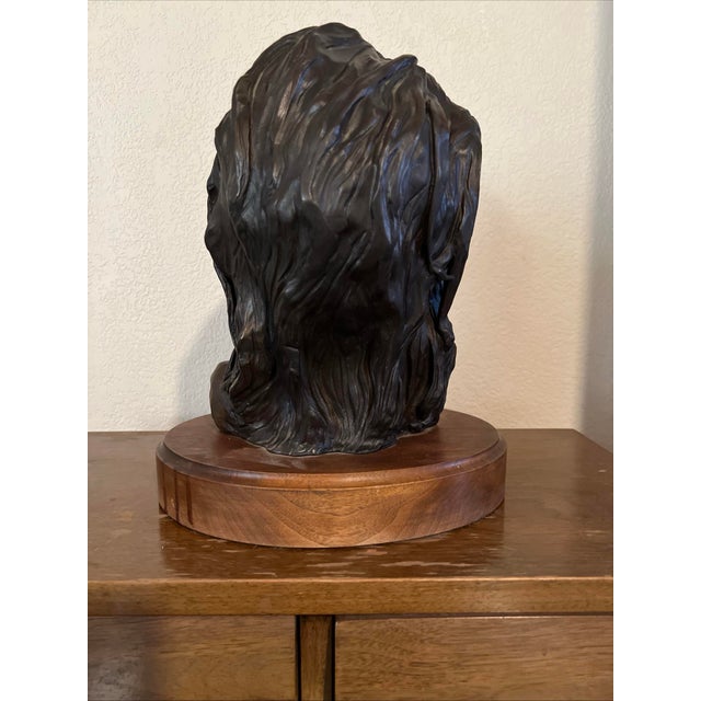1980s Signed Bronze Bust by American Sculptor Edward. J. O’Connell – “Susan” – Limited Edition 1 of 25 For Sale - Image 4 of 5