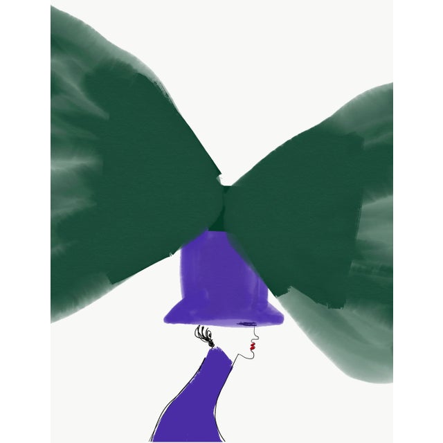 “The One With the Bow” Limited Edition Print by Annie Naranian For Sale