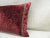 Antique Red & Silver Velvet Embroidery Applique Decorative Pillow For Sale In Tampa - Image 6 of 10