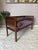 Wood 1950s Vintage Mid-Century Modern Tufted Cane Back Bench For Sale - Image 7 of 11