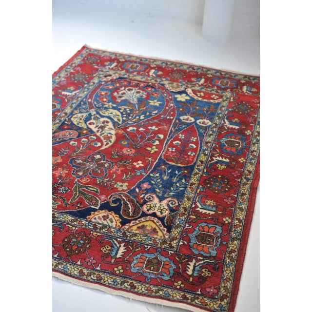 Boho Chic 1940s Classical Mother-Daughter Rug, 4.9 x 6 For Sale - Image 3 of 12