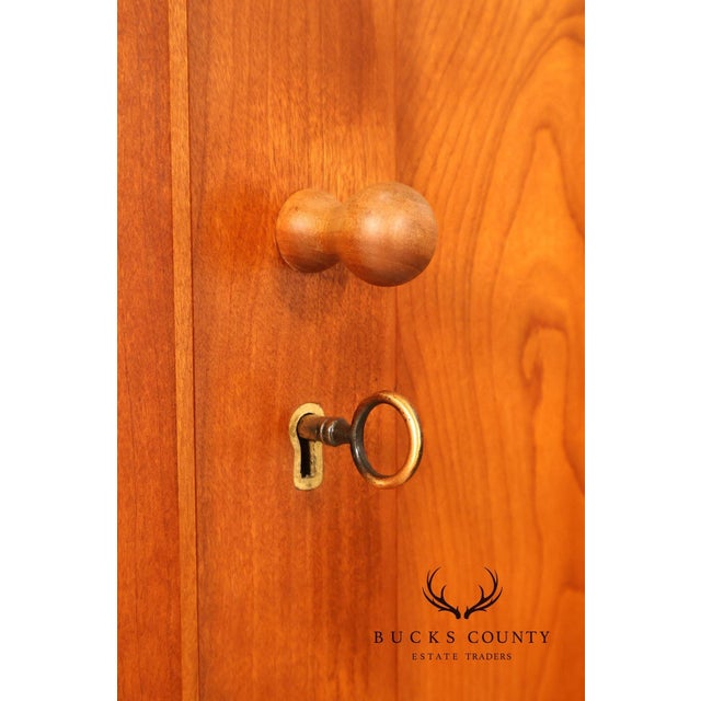 Mission Stickley Mission Collection Cherry Corner Cabinet For Sale - Image 3 of 18