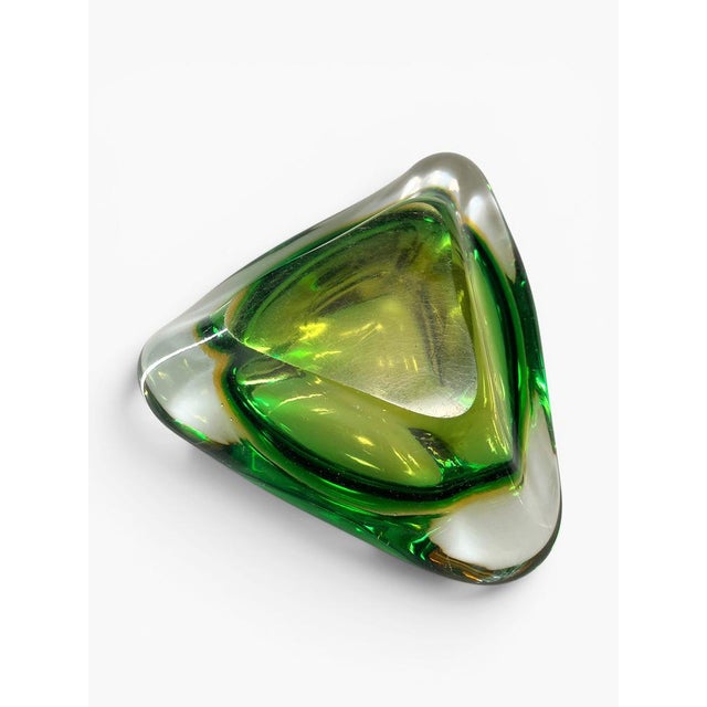 Uranium Murano Glass Centrepiece from Arte Nuova Murano, 1960s For Sale - Image 3 of 5