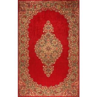Middle Eastern Hand-Knotted Rug in Wool For Sale