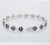 Not Yet Made - Made To Order 5.09ct Sapphire Diamond Floral Bracelet in 18k White Gold- Gift for Her For Sale - Image 5 of 11