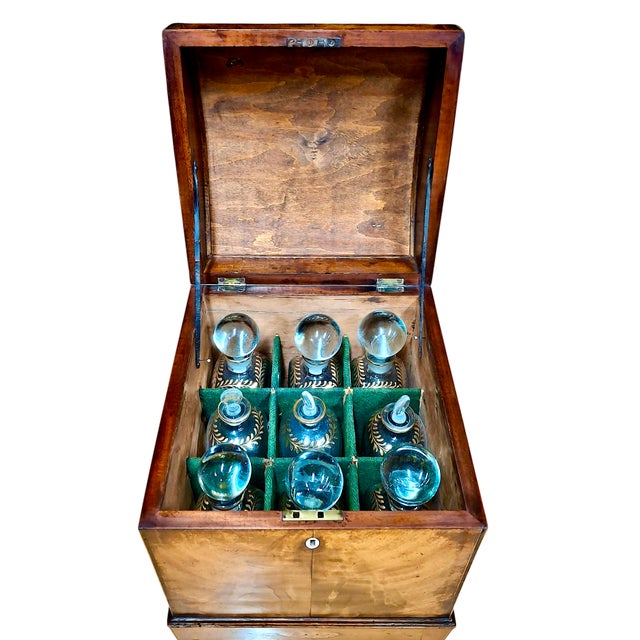 George III Period Inlaid Mahogany Liquor Box or Cellarette For Sale - Image 11 of 16