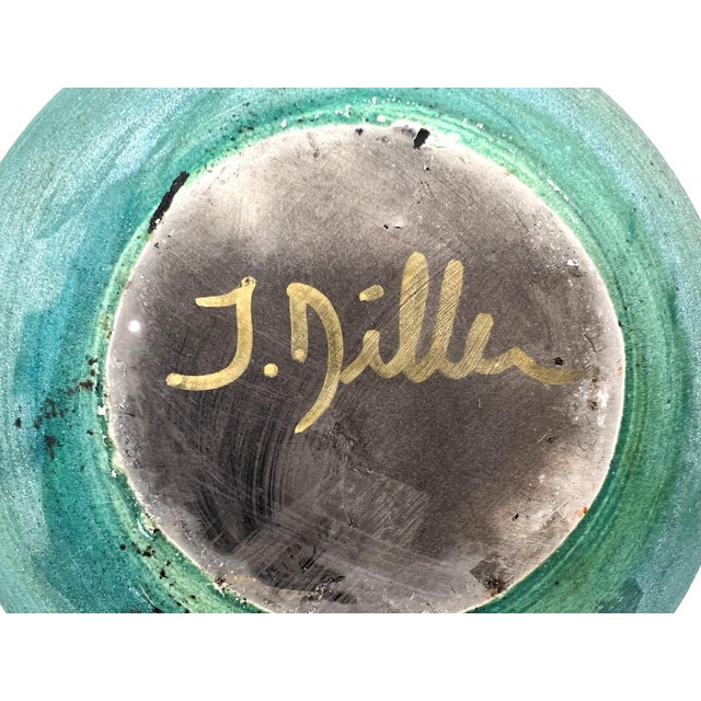 Studio Raku Pottery Vessel by Jeremy Diller – Pueblo Village Motif / Southwestern / Organic Modern For Sale - Image 14 of 15