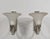 Art Deco Petitot & Degue French Art Deco Nickeled Bronze & Frosted Glass Modernist Wall Sconces 1930s - A Pair For Sale - Image 3 of 14