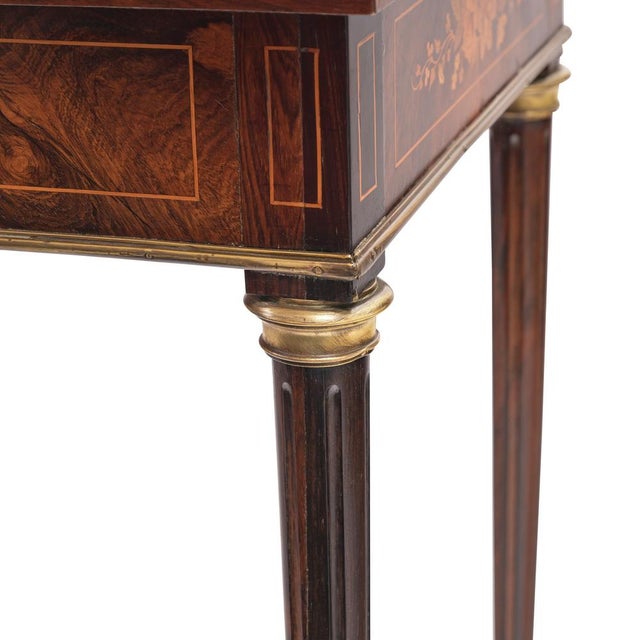 Foldable Gaming Table in Walnut, France, 1860 For Sale - Image 10 of 17