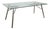 Glass and Silver Metal Dining Table from Rolf Benz For Sale