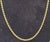 Metal 14k Yellow Gold Twisted Rope Chain Necklace, 18 Inches For Sale - Image 7 of 8