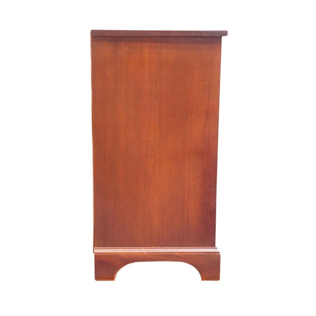 Brickwede Brothers Solid Mahogany Traditional Duncan Phyfe Style 54" Bowfront Buffet 257 For Sale - Image 13 of 14
