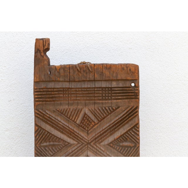 African Finely Carved Antique Gurunsi Door For Sale - Image 3 of 8