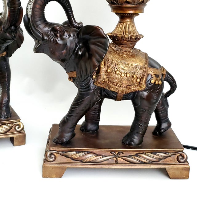 Lamps Elephants Pair For Sale - Image 10 of 12