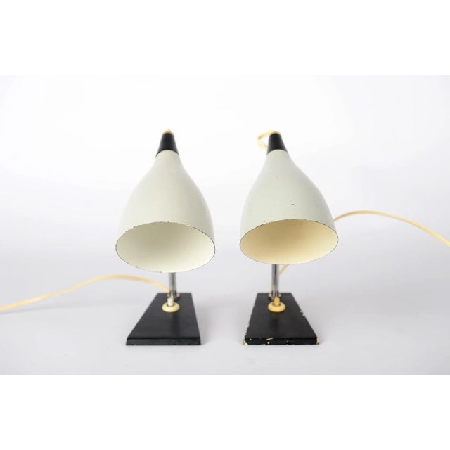 Mid-Century Lamps from Zukov, 1960s, Set of 2, in Very Good conditions. Designed 1960 to 1969 This piece has an...