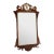 Antique Georgian Mahogany Mirror | Gilt Phoenix Crest, Hammered Gold Frame For Sale