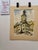 Henry Emil Salloch Original Watercolor on Paper European Town Square, 1935. For Sale In Atlanta - Image 6 of 6