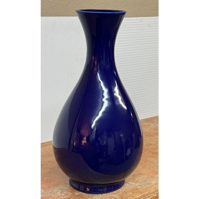 Ceramic Martino Interiors Pipa Form Glazed Ceramic Vase For Sale - Image 7 of 12